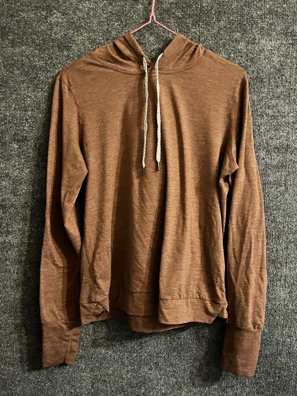 Member's Mark Favorite Soft Pullover Size S Hoodie  light brown 002-066